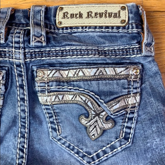 Rock Revival Denim - ROCK REVIVAL KERRY SKINNY RIPPED DISTRESSED JEANS
